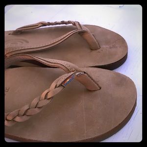 Tan Sandals by Rainbow